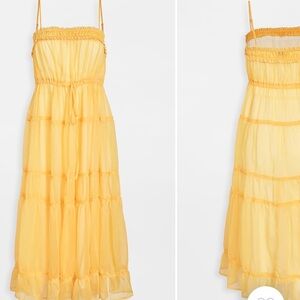 Moon River midi dress YELLOW M